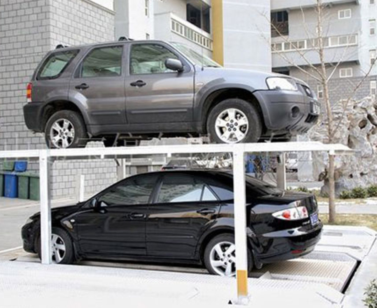 沁县机械车位PJS地坑式简易升降机械式立体停车设备